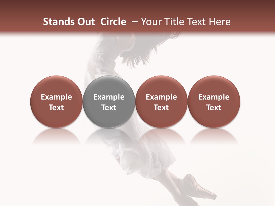 Balance Aerobics Beautiful PowerPoint Template