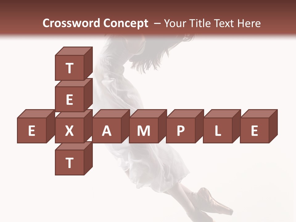 Balance Aerobics Beautiful PowerPoint Template