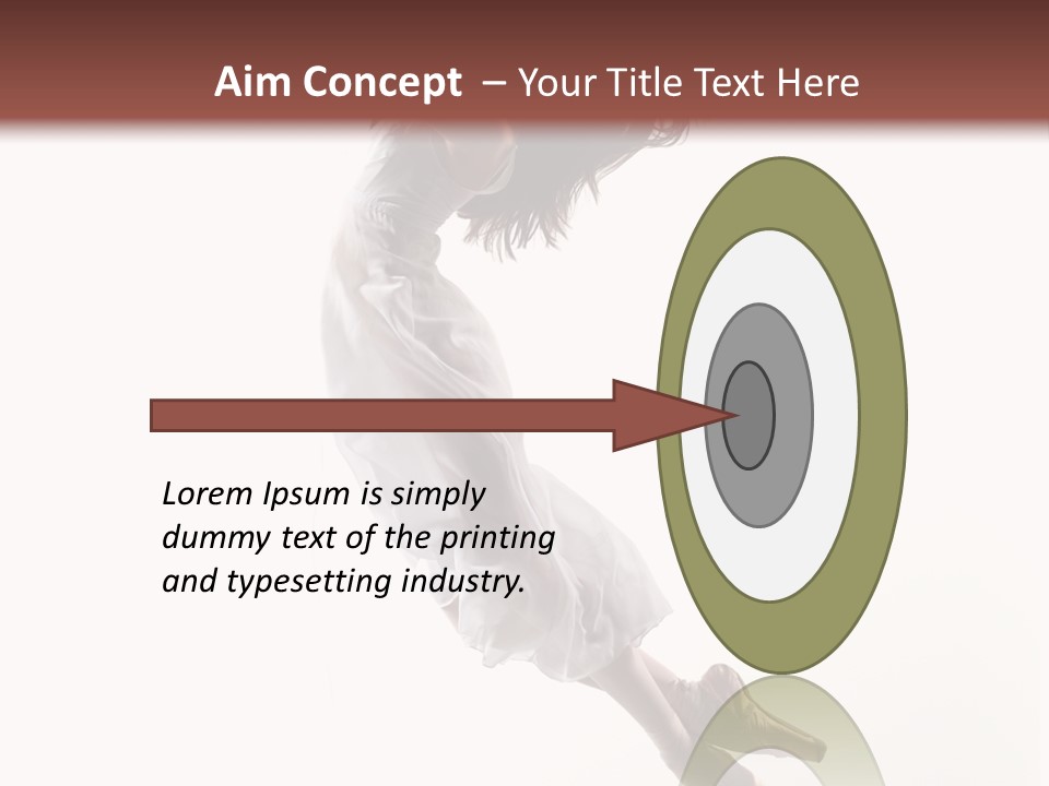 Balance Aerobics Beautiful PowerPoint Template