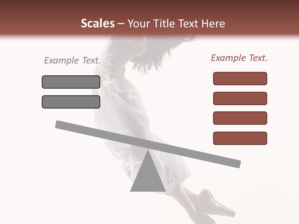 Balance Aerobics Beautiful PowerPoint Template
