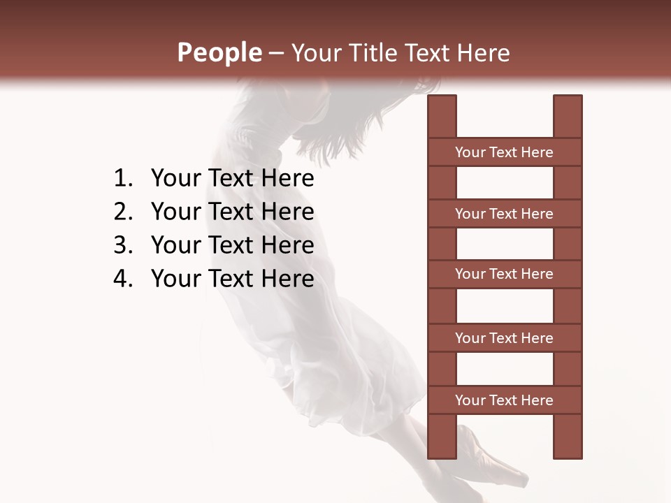 Balance Aerobics Beautiful PowerPoint Template