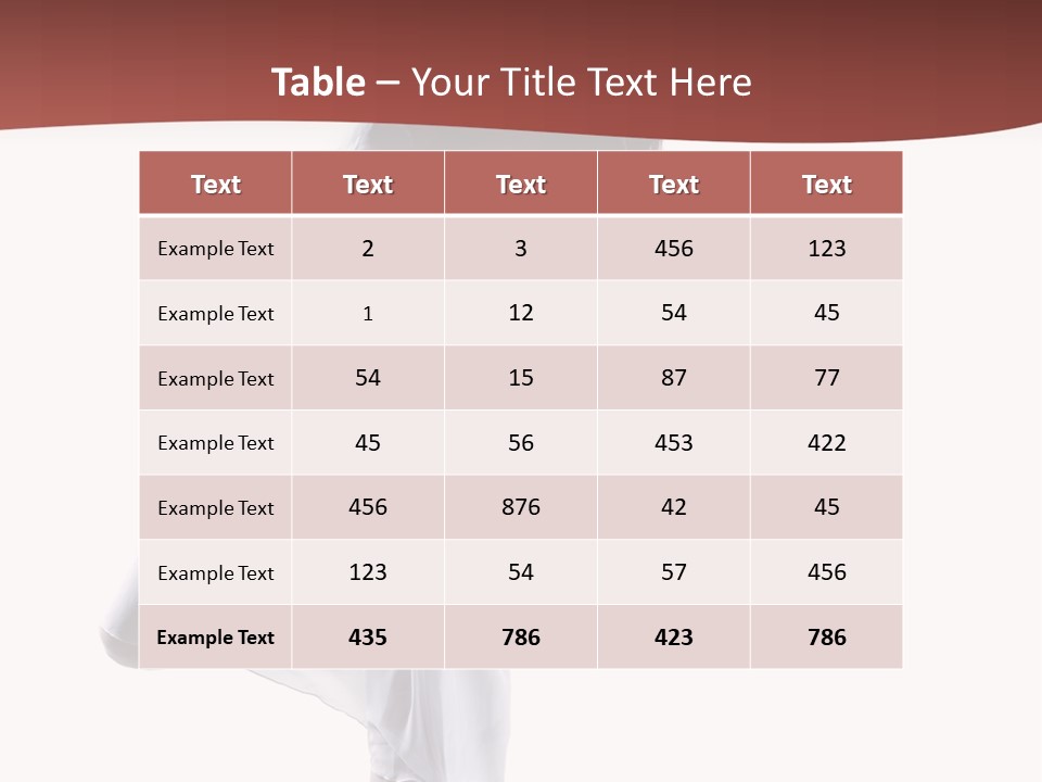 Sensuality Vertical Active PowerPoint Template