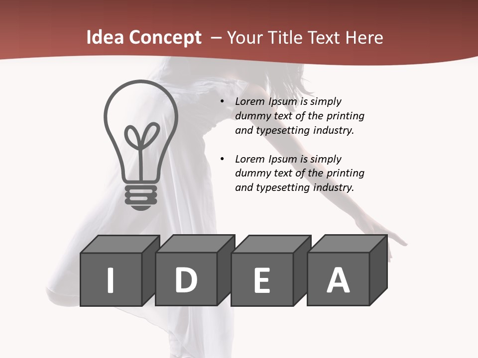 Sensuality Vertical Active PowerPoint Template