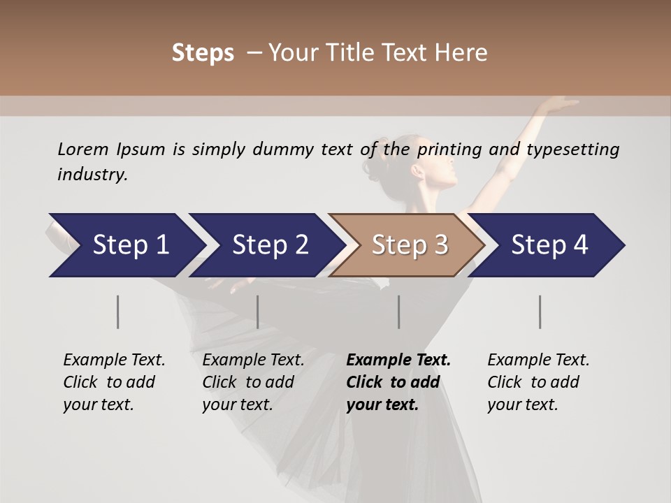 One Flexibility Elegance PowerPoint Template