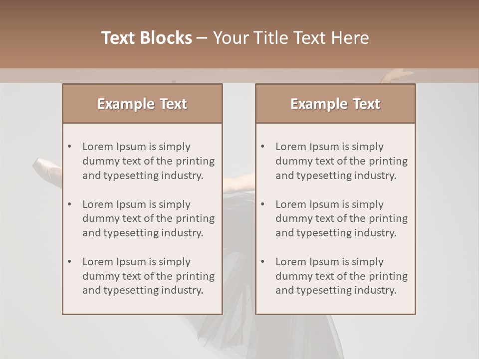 One Flexibility Elegance PowerPoint Template