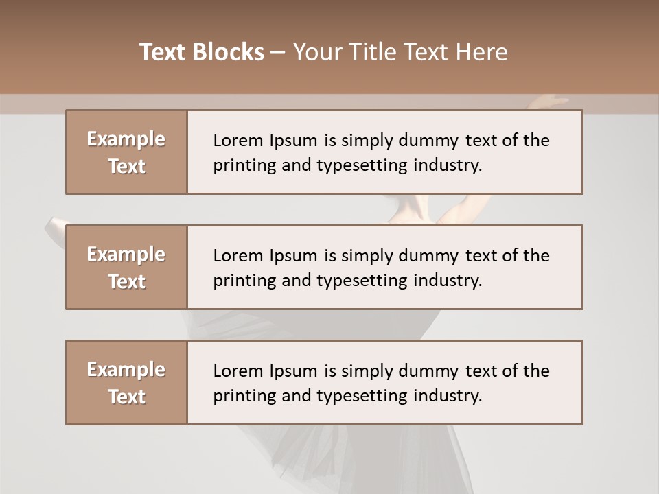 One Flexibility Elegance PowerPoint Template