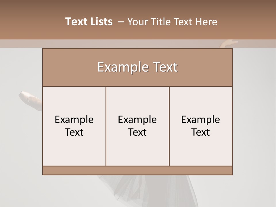 One Flexibility Elegance PowerPoint Template