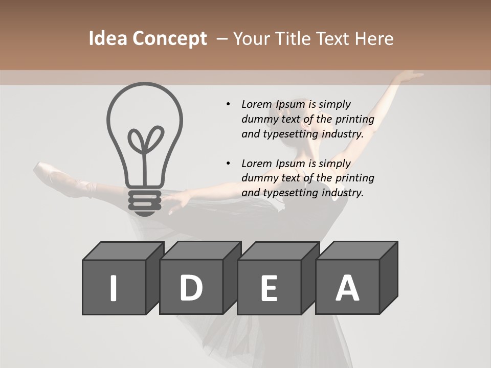One Flexibility Elegance PowerPoint Template