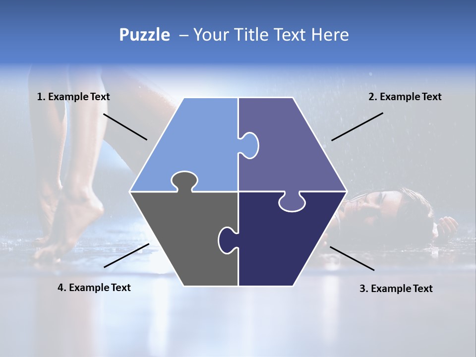 Passion Sensuality Rain PowerPoint Template