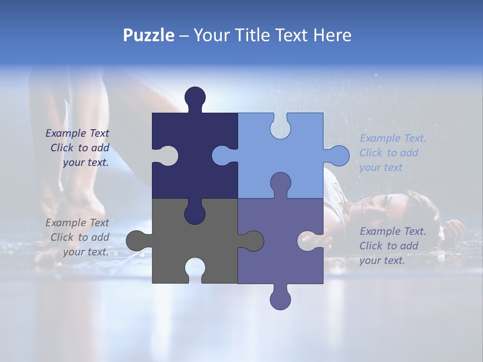 Passion Sensuality Rain PowerPoint Template