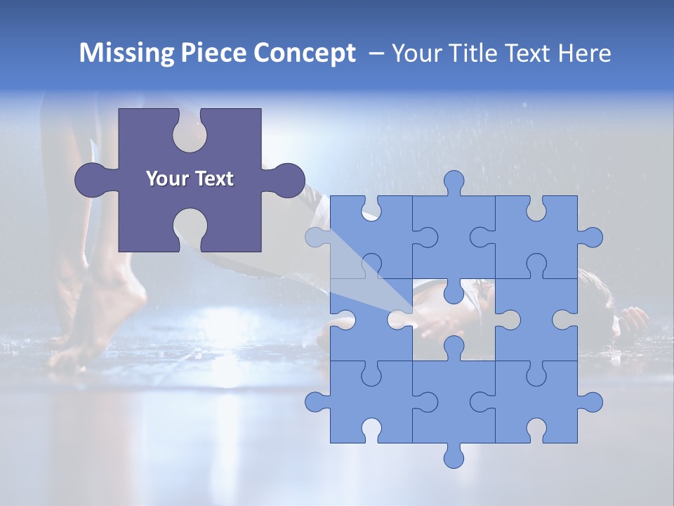 Passion Sensuality Rain PowerPoint Template