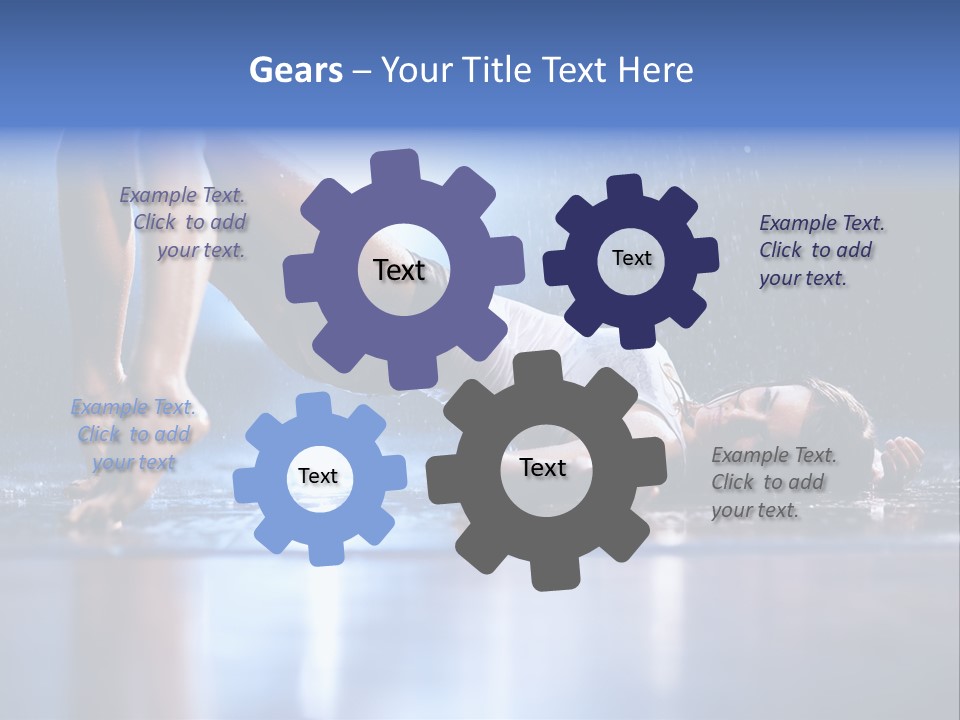 Passion Sensuality Rain PowerPoint Template