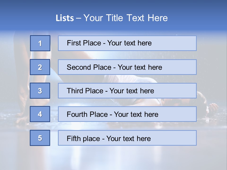 Passion Sensuality Rain PowerPoint Template