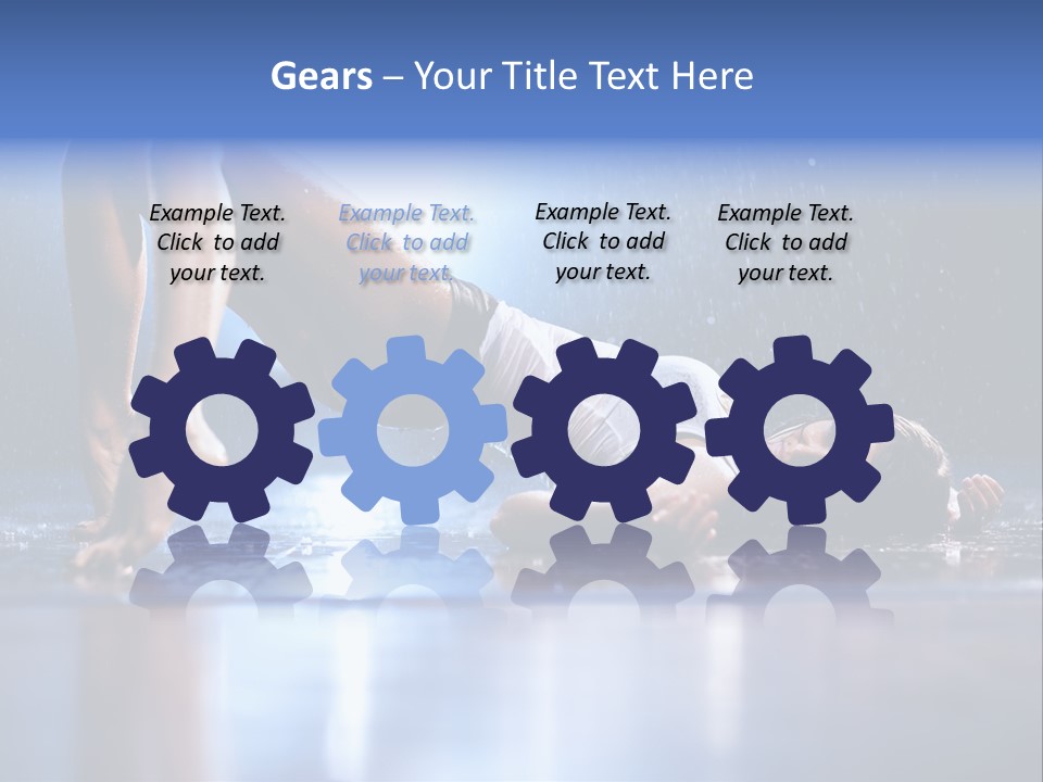 Passion Sensuality Rain PowerPoint Template