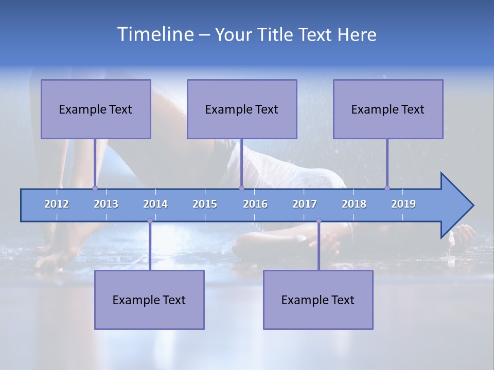 Passion Sensuality Rain PowerPoint Template