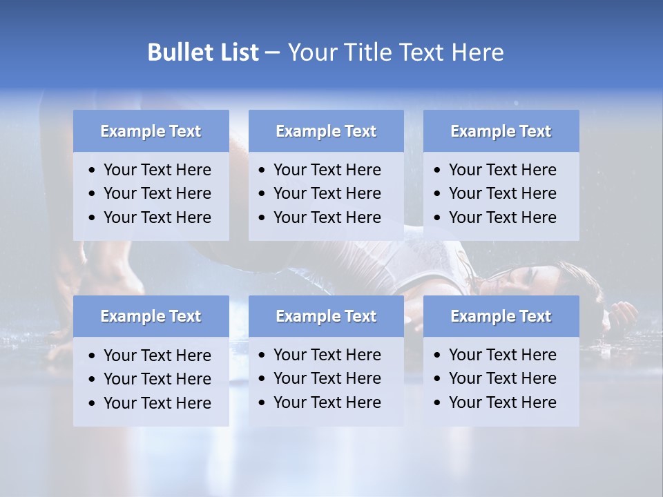 Passion Sensuality Rain PowerPoint Template