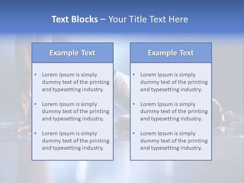 Passion Sensuality Rain PowerPoint Template
