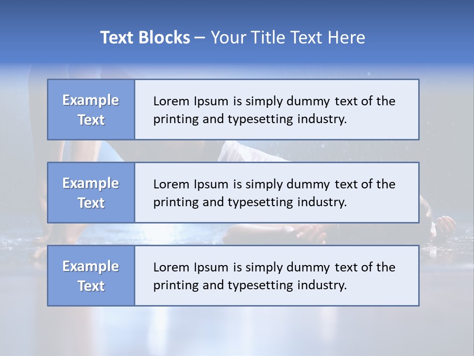 Passion Sensuality Rain PowerPoint Template