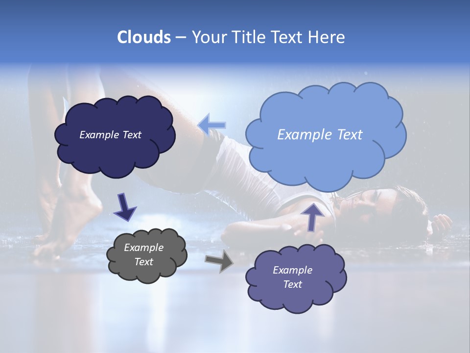 Passion Sensuality Rain PowerPoint Template