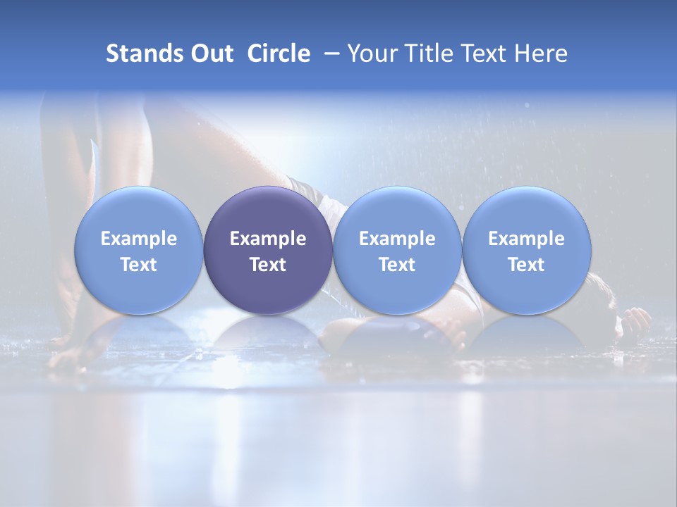 Passion Sensuality Rain PowerPoint Template