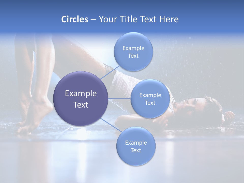 Passion Sensuality Rain PowerPoint Template