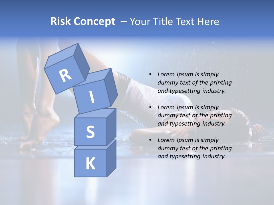 Passion Sensuality Rain PowerPoint Template