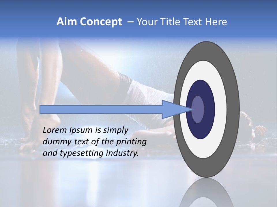 Passion Sensuality Rain PowerPoint Template