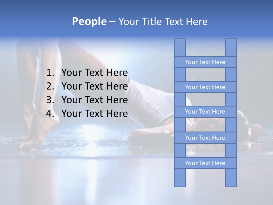 Passion Sensuality Rain PowerPoint Template