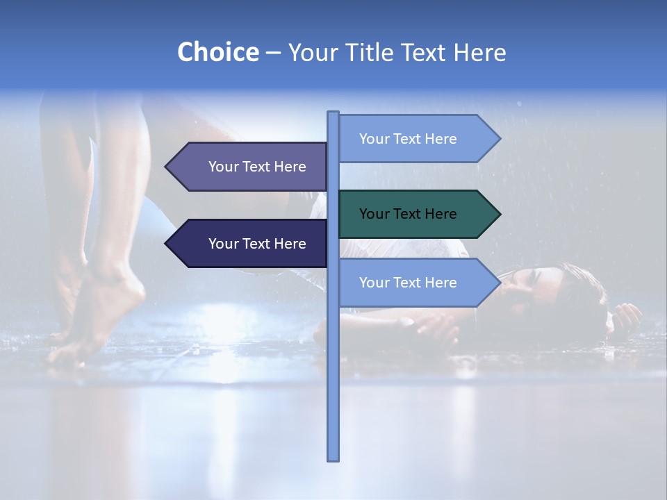 Passion Sensuality Rain PowerPoint Template