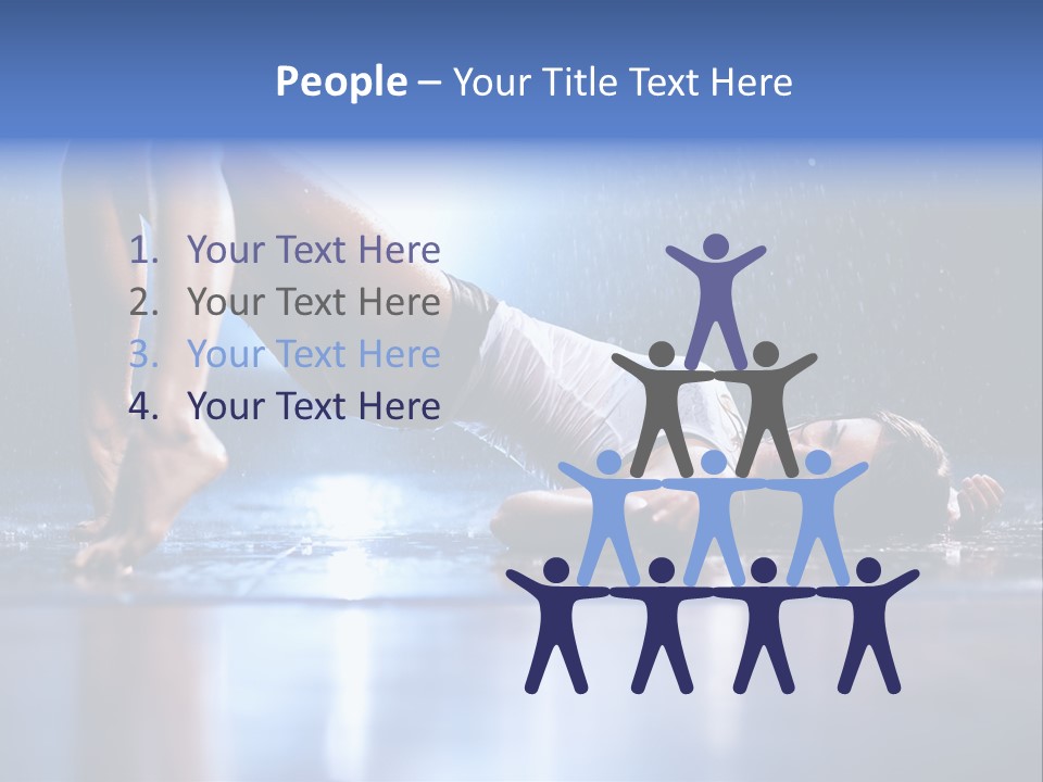 Passion Sensuality Rain PowerPoint Template