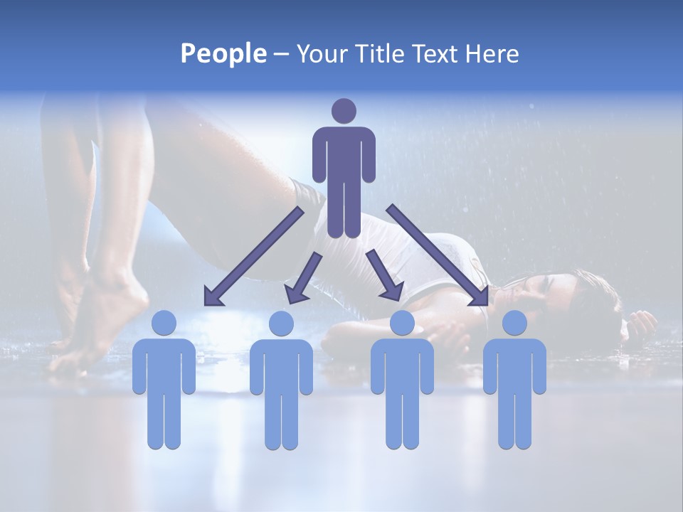 Passion Sensuality Rain PowerPoint Template