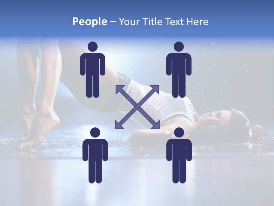 Passion Sensuality Rain PowerPoint Template