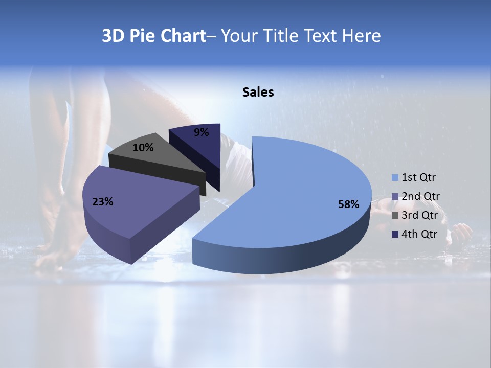 Passion Sensuality Rain PowerPoint Template