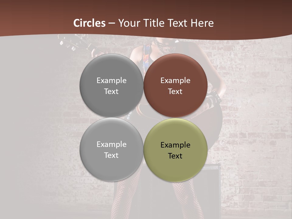 Music Cute Belly PowerPoint Template