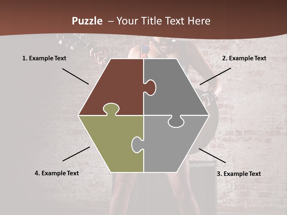 Music Cute Belly PowerPoint Template