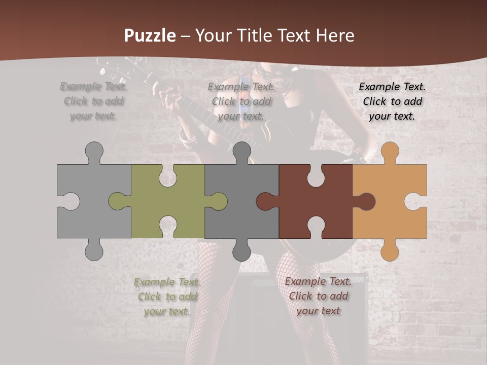 Music Cute Belly PowerPoint Template