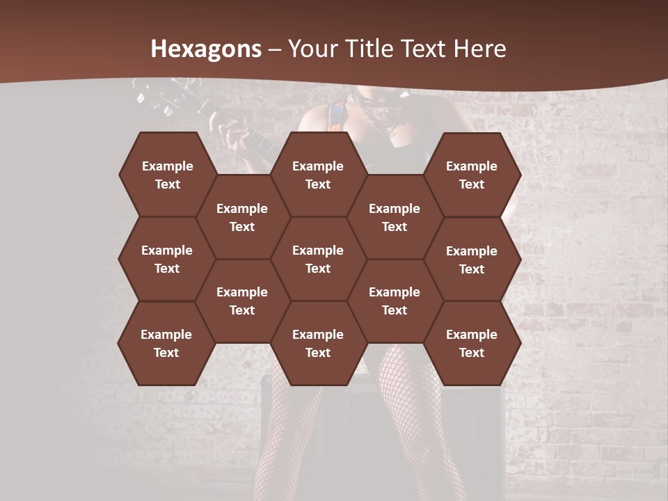 Music Cute Belly PowerPoint Template