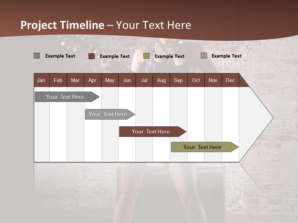 Music Cute Belly PowerPoint Template