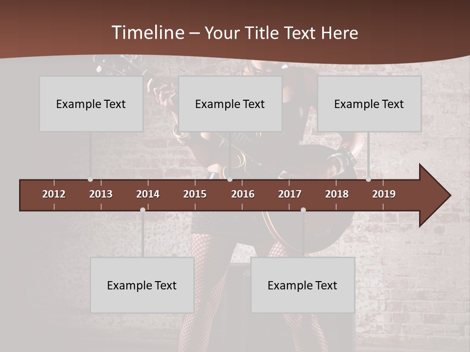 Music Cute Belly PowerPoint Template