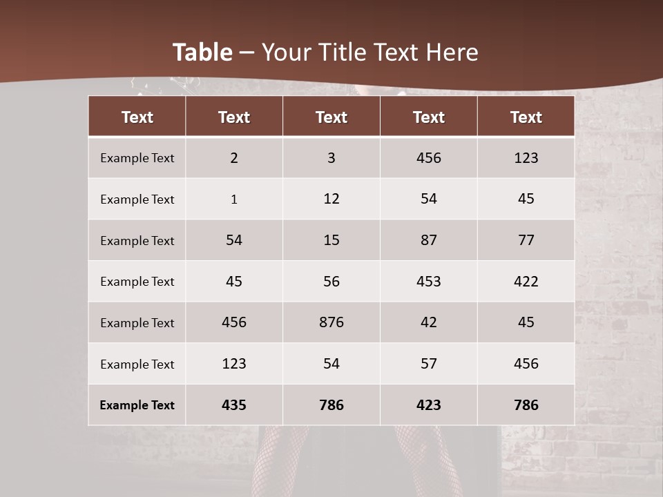 Music Cute Belly PowerPoint Template