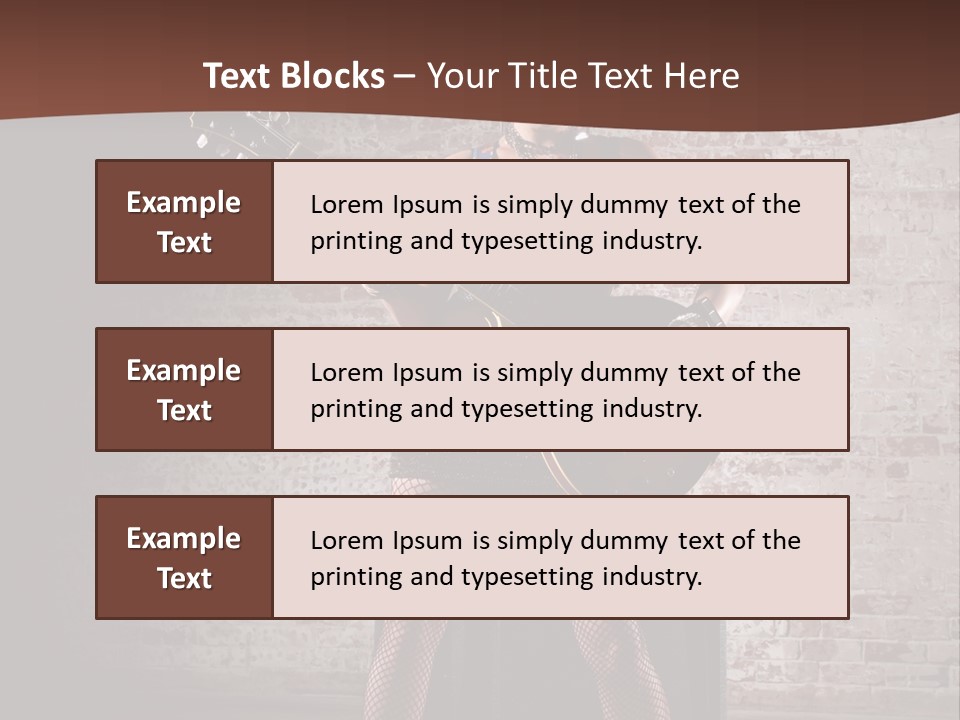 Music Cute Belly PowerPoint Template