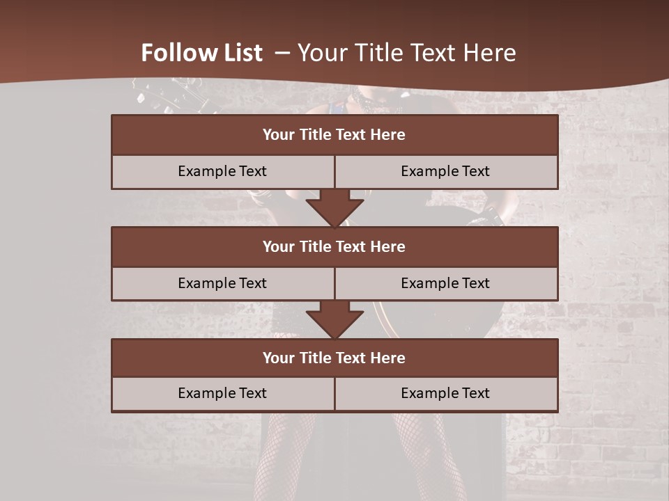 Music Cute Belly PowerPoint Template