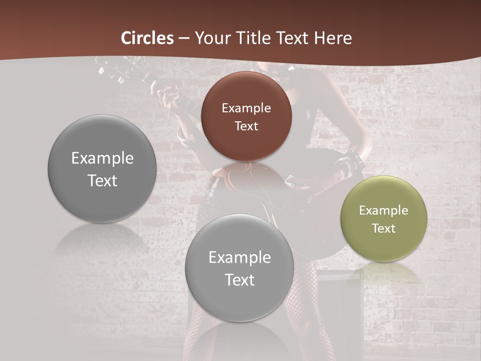 Music Cute Belly PowerPoint Template