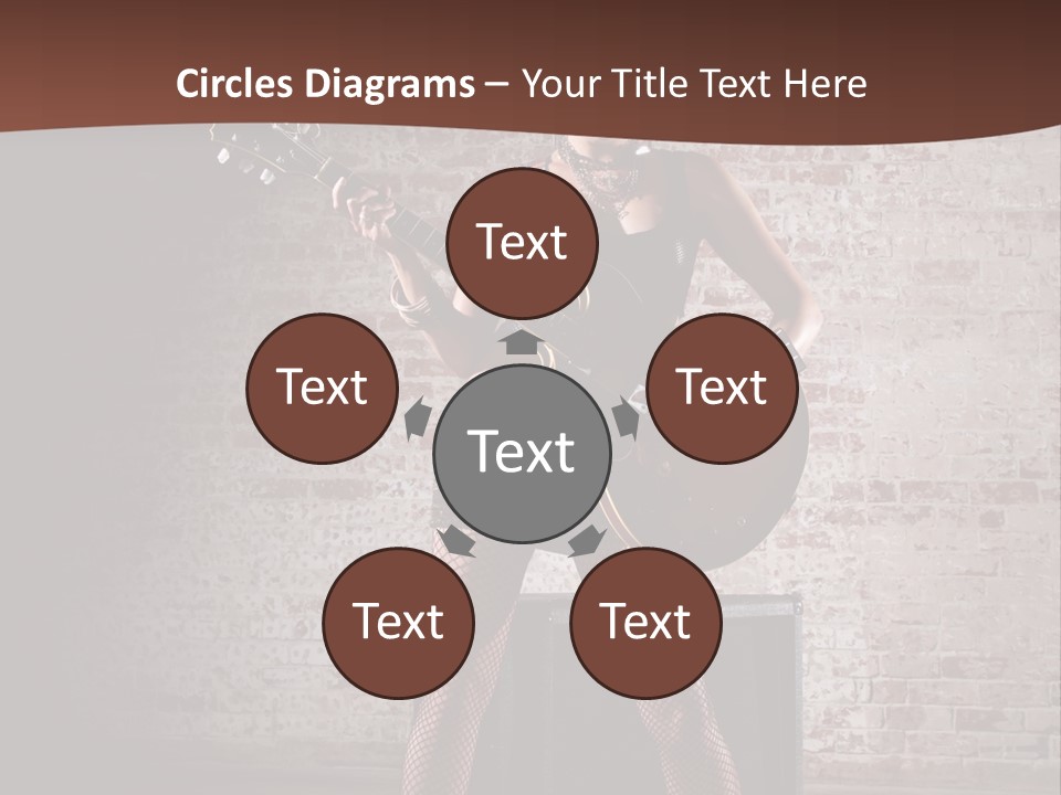 Music Cute Belly PowerPoint Template