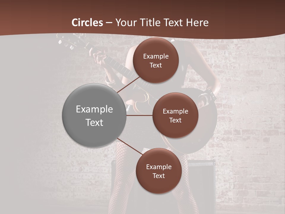 Music Cute Belly PowerPoint Template