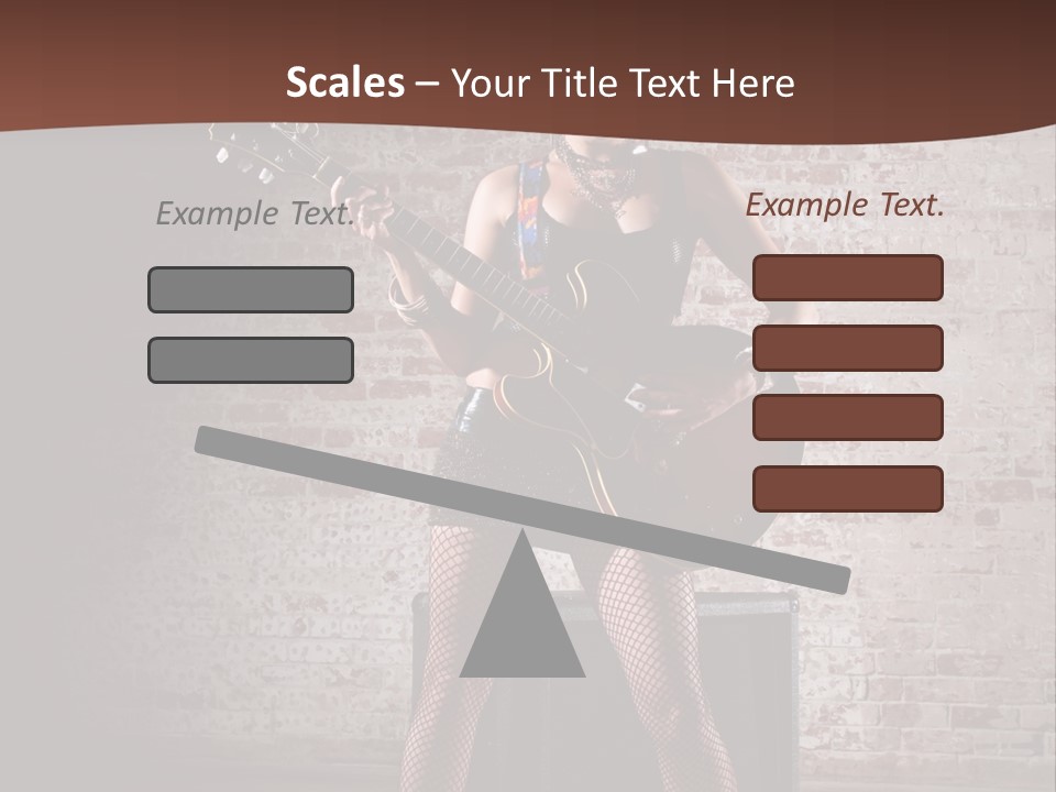 Music Cute Belly PowerPoint Template