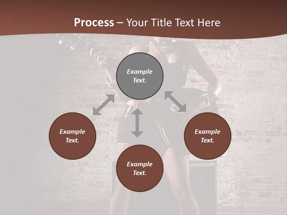 Music Cute Belly PowerPoint Template