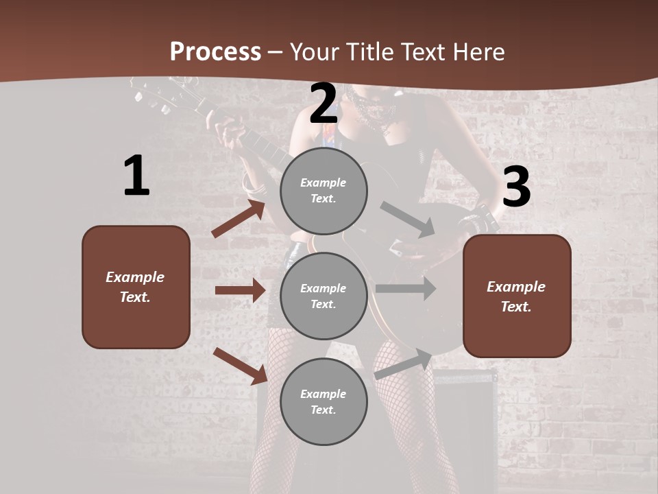 Music Cute Belly PowerPoint Template