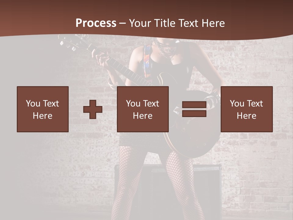 Music Cute Belly PowerPoint Template