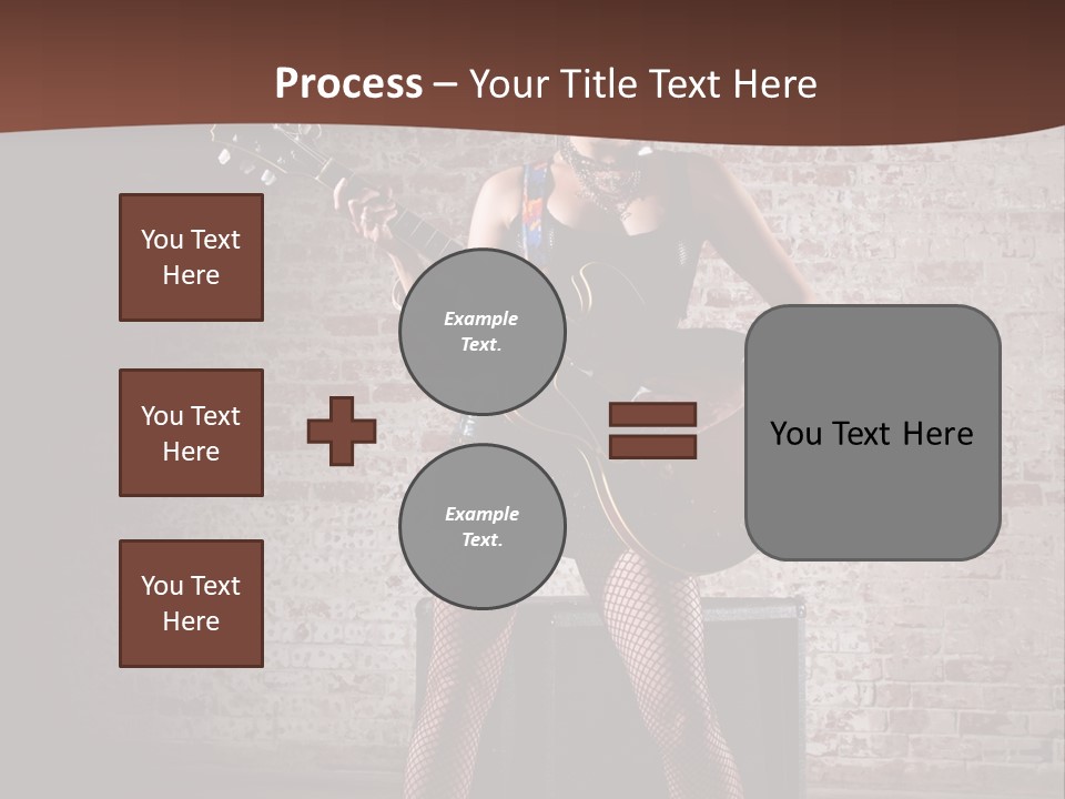 Music Cute Belly PowerPoint Template